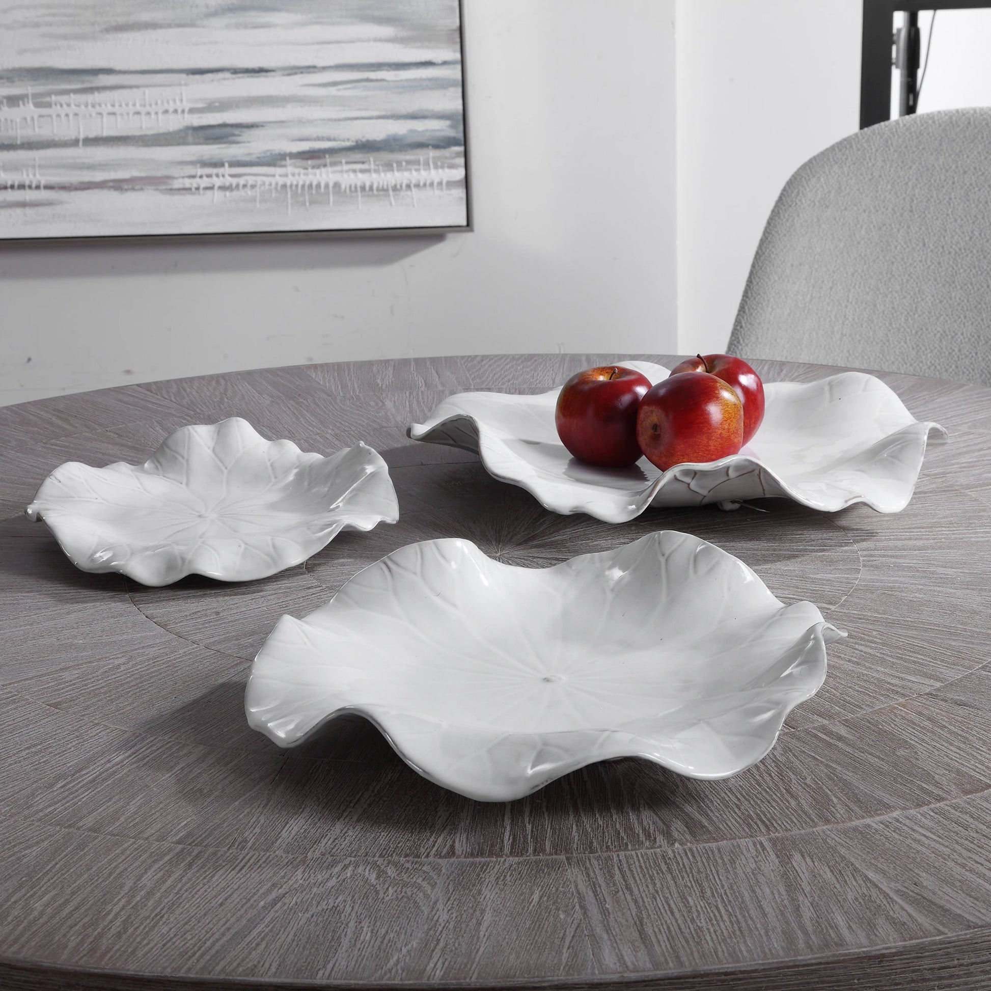 Abella Ceramic Wall Decor by Uttermost. Made from ceramic in a coastal style.