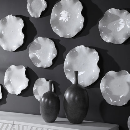 Abella Ceramic Wall Decor by Uttermost. Made from ceramic in a coastal style.