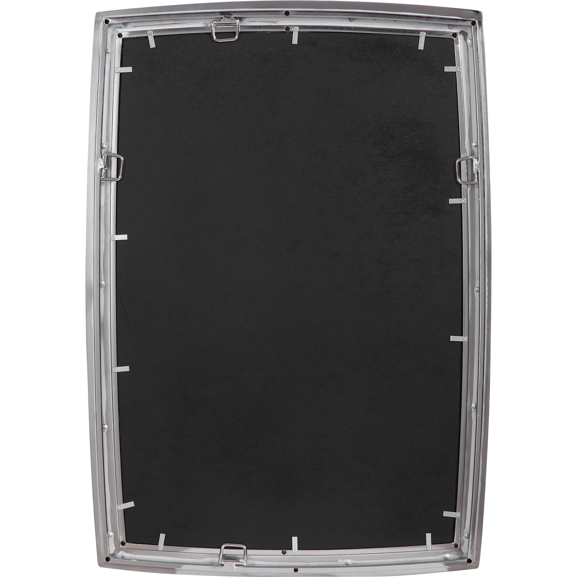 Haskill Mirror by Uttermost in nickel. Made from iron, glass, mdf in a modern style.