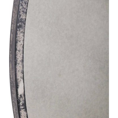 Argand Industrial Round Mirror by Uttermost. Made from metal, mdf, glass in a modern style.