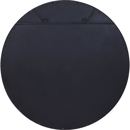 Argand Industrial Round Mirror by Uttermost. Made from metal, mdf, glass in a modern style.