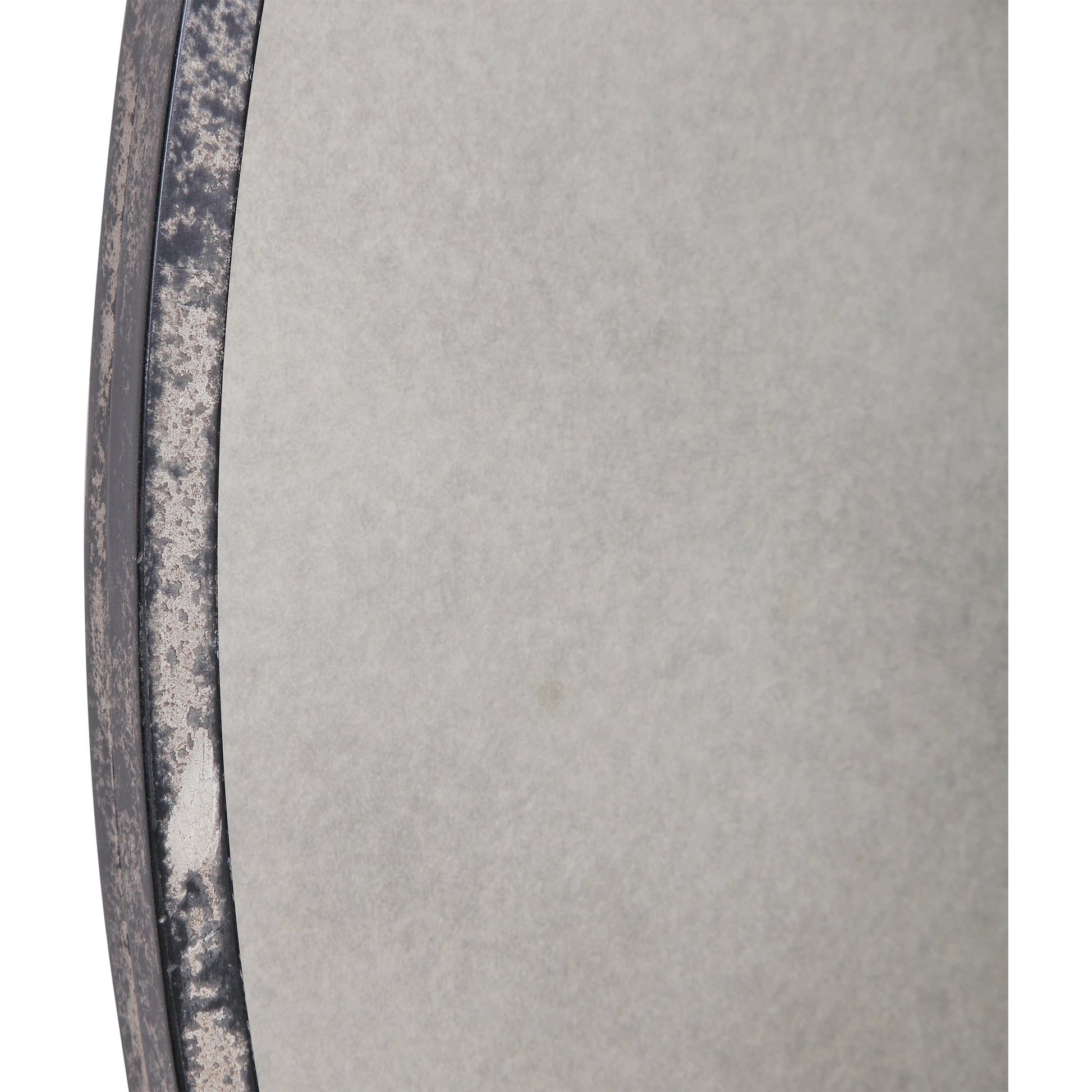 Argand Industrial Round Mirror by Uttermost. Made from metal, mdf, glass in a modern style.