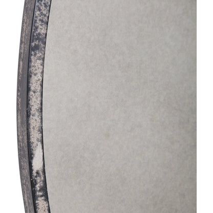 Argand Industrial Round Mirror by Uttermost. Made from metal, mdf, glass in a modern style.