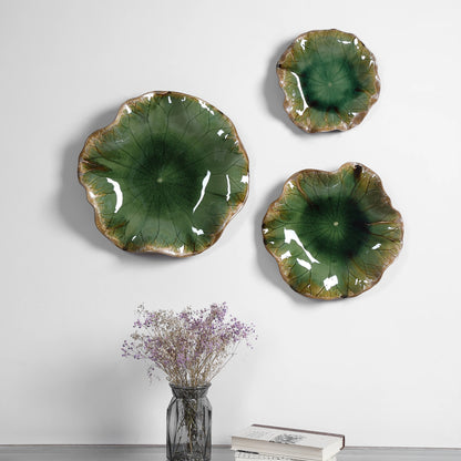 Abella Ceramic Wall Decor by Uttermost. Made from ceramic in a coastal style.