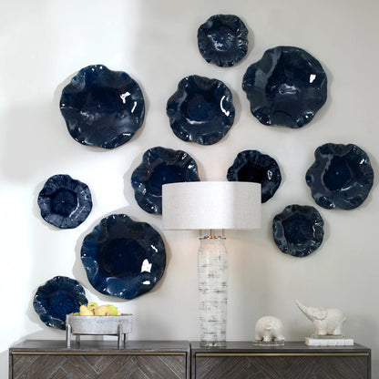 Abella Ceramic Wall Decor by Uttermost. Made from ceramic in a coastal style.