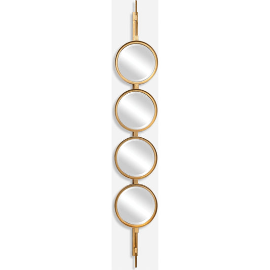 Button Mirror by Uttermost. Made from iron, mdf, glass in a transitional style.