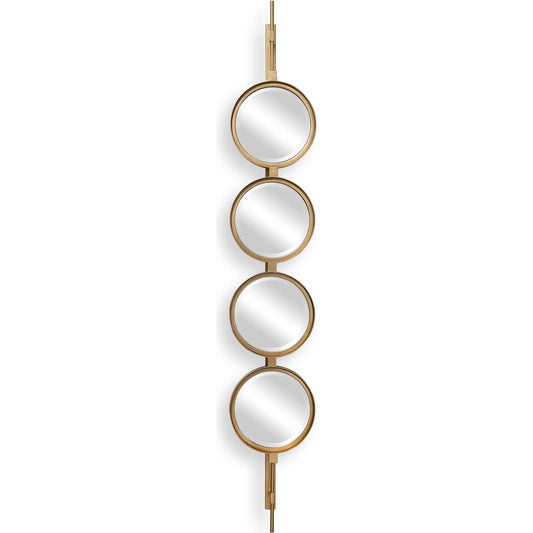 Button Mirror by Uttermost. Made from iron, mdf, glass in a transitional style.