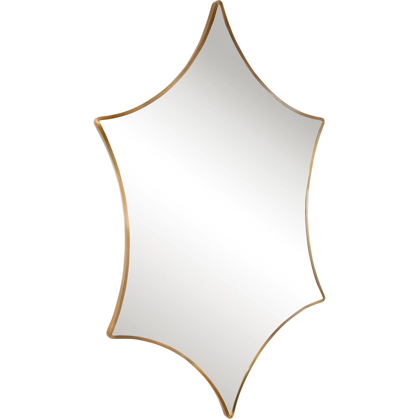 002 SR-824133 | Primary Silo | Aries Mirror by Uttermost in gold. Made from stainless steel, mdf, glass in a transitional style.