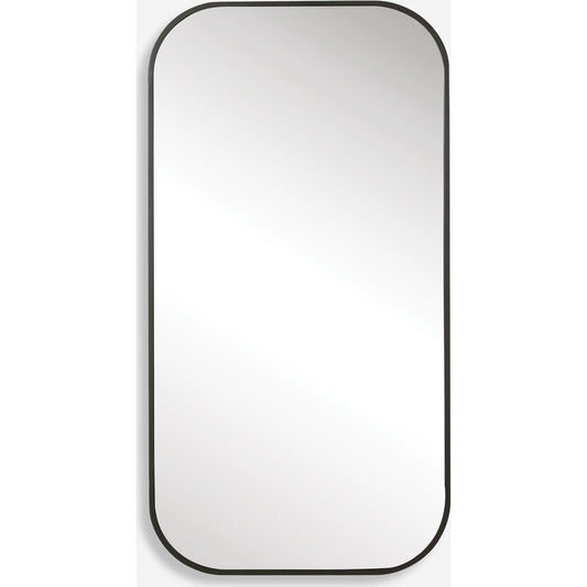 Taft Dark Mirror by Uttermost in bronze. Made from stainless steel, mdf, glass in a modern style.