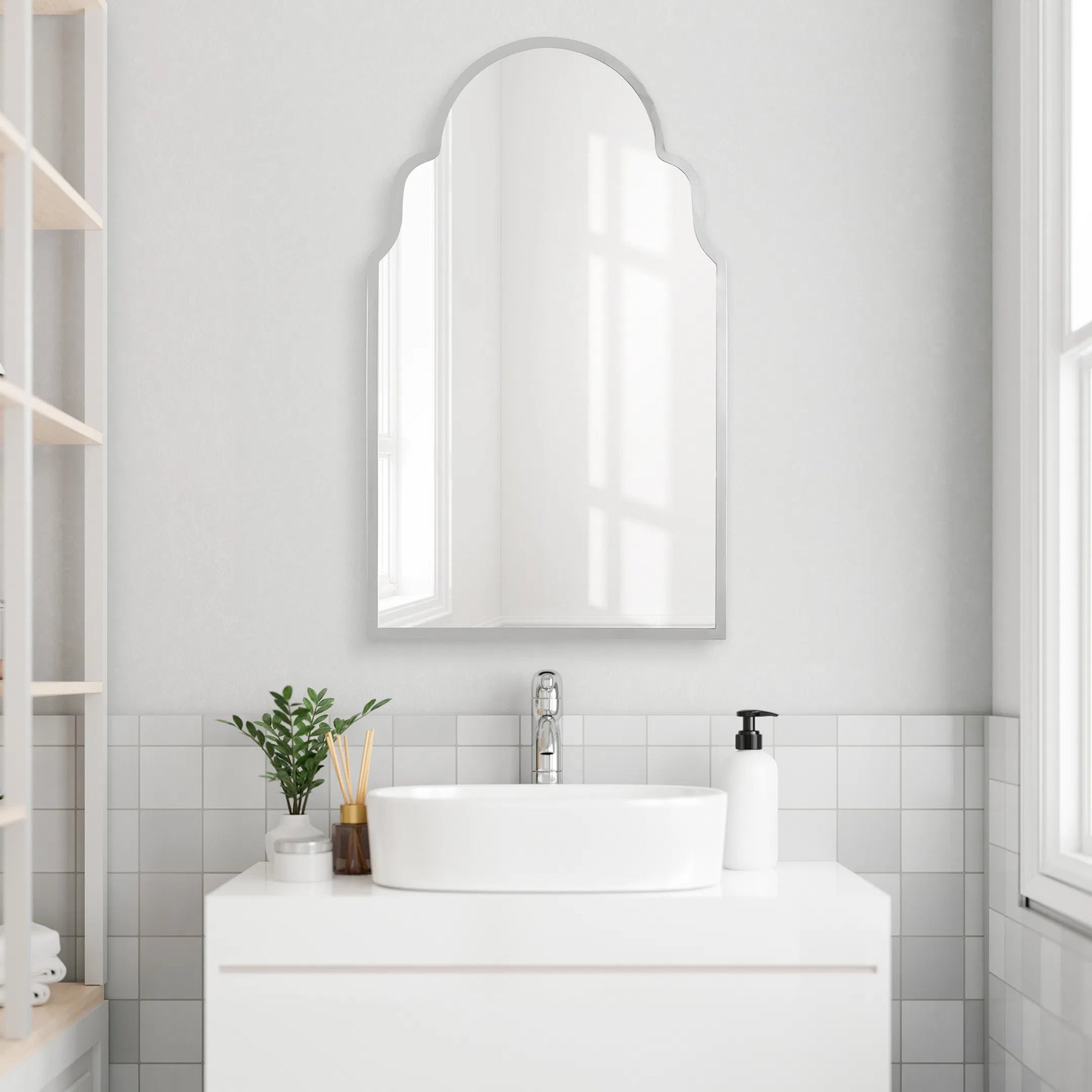 Brayden Arch Metal Mirror by Uttermost. Made from unique in a eclectic & global style.