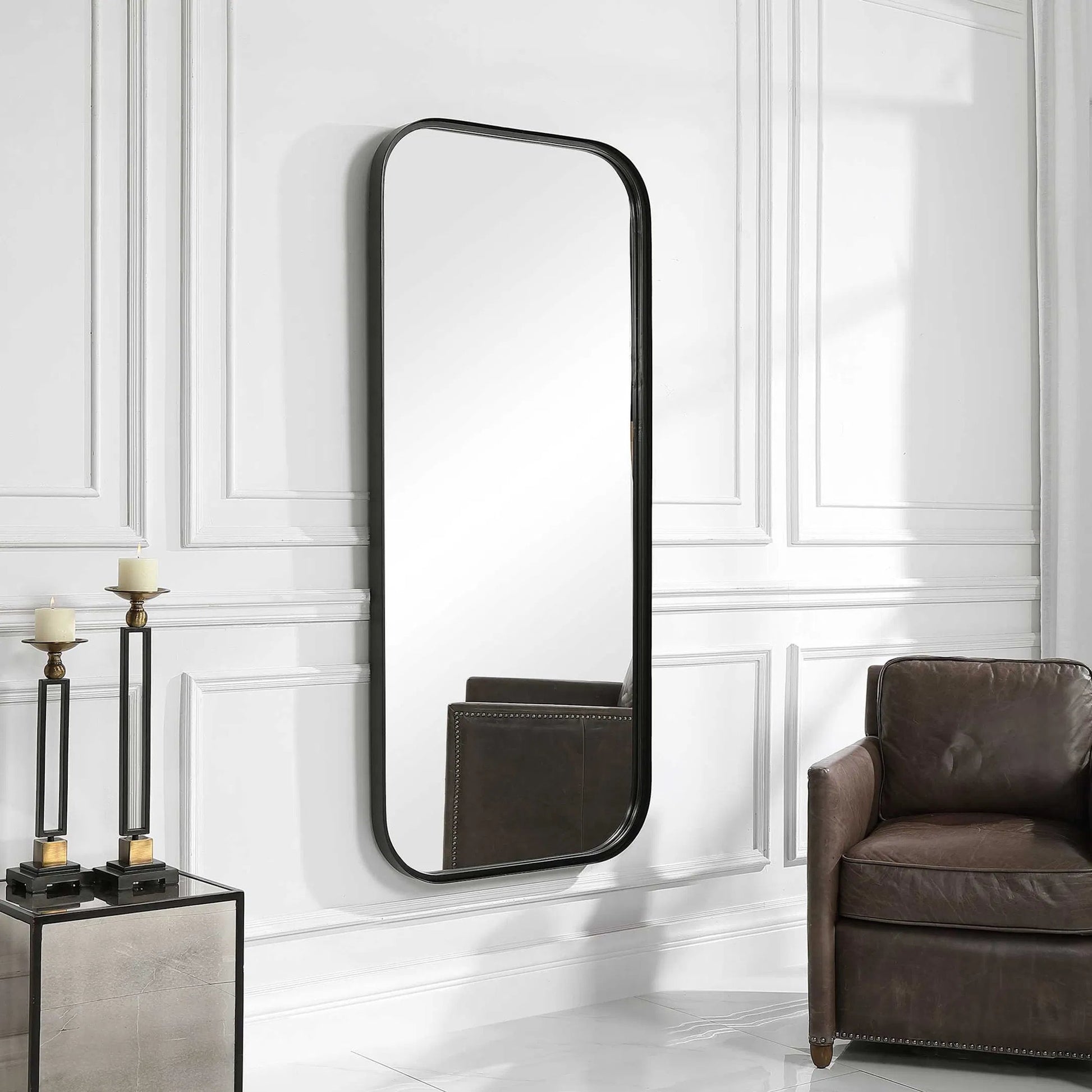 Concord Mirror by Uttermost in iron. Made from mdf, iron, mirror in a modern style.