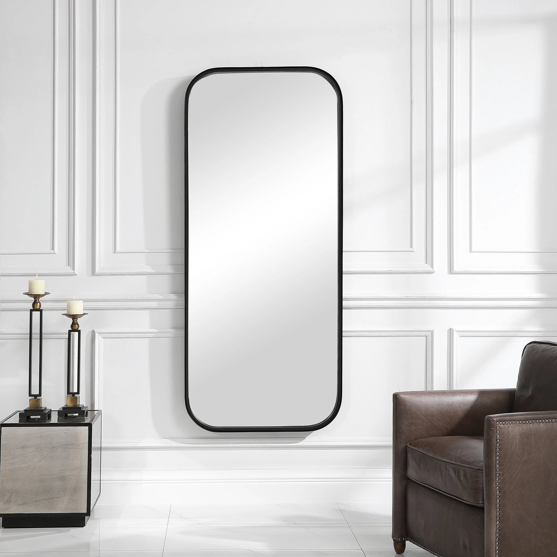 Concord Mirror by Uttermost in iron. Made from mdf, iron, mirror in a modern style.