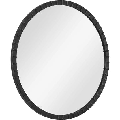 Dandridge Mirror by Uttermost. Made from mdf, iron, mirror in a modern style.