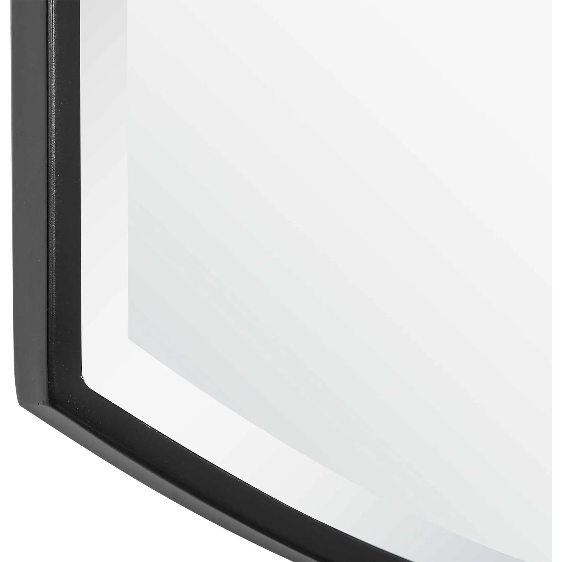 Shield Mirror by Uttermost in iron. Made from mdf, iron, mirror in a transitional style.