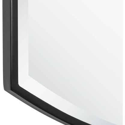 Shield Mirror by Uttermost in iron. Made from mdf, iron, mirror in a transitional style.