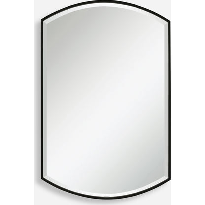 Shield Mirror by Uttermost in iron. Made from mdf, iron, mirror in a transitional style.