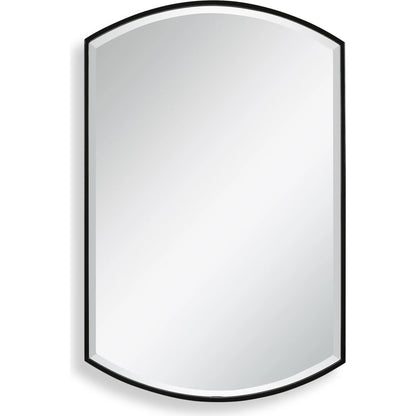 Shield Mirror by Uttermost in iron. Made from mdf, iron, mirror in a transitional style.