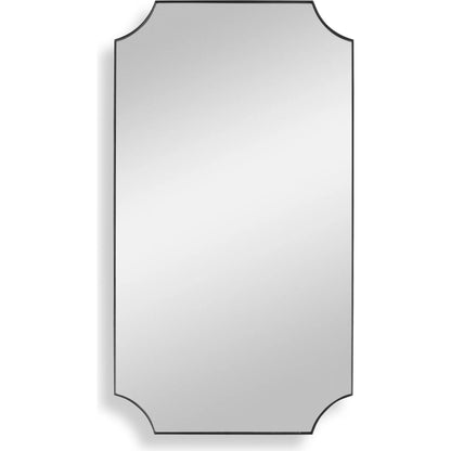 Lennox Scalloped Corner Mirror by Uttermost. Made from unique in a transitional style.