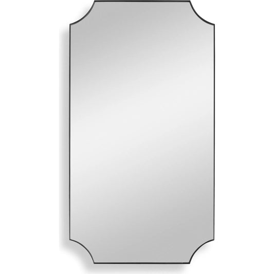 Lennox Scalloped Corner Mirror by Uttermost. Made from unique in a transitional style.