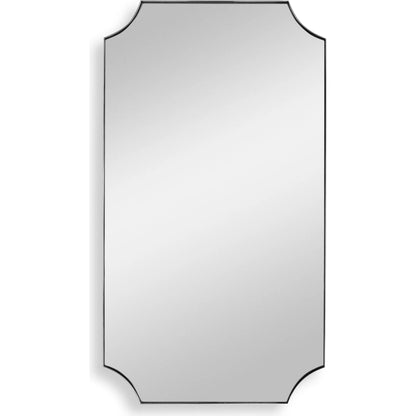 Lennox Scalloped Corner Mirror by Uttermost. Made from unique in a transitional style.