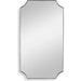 Lennox Scalloped Corner Mirror by Uttermost. Made from unique in a transitional style.