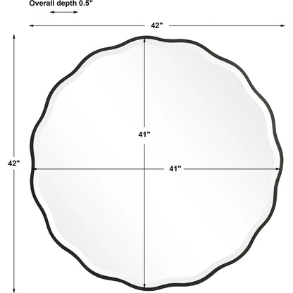 Aneta Mirror by Uttermost. Made from mdf, glass in a transitional style.