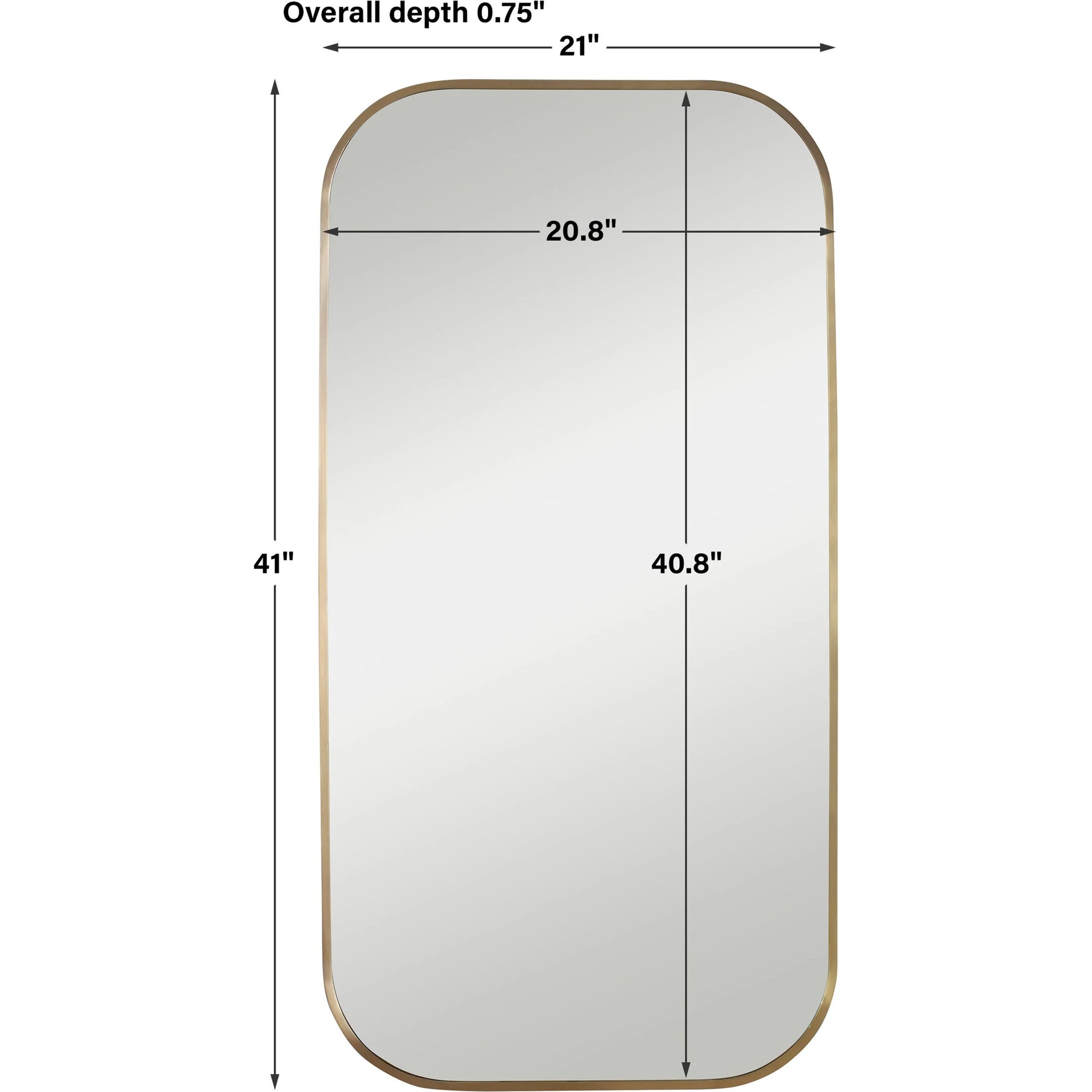 Taft Mirror by Uttermost. Made from stainless steel, mdf, glass in a modern style.