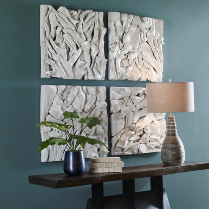 Rio Wood Wall Decor by Uttermost in whitewashed. Made from teak branch 100% in a eclectic & global style.