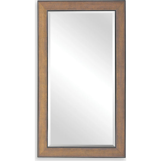 Valles Mirror by Uttermost in antiqued gold. Made from mirror, mdf, paper in a eclectic & global style.