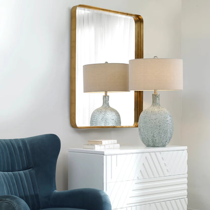 Crofton Large Mirror by Uttermost. Made from mdf, iron, mirror in a modern style.