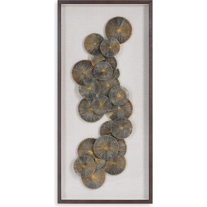 The Times by Uttermost in multi. Made from pine, paper, glass, linen, velvet in a coastal style.