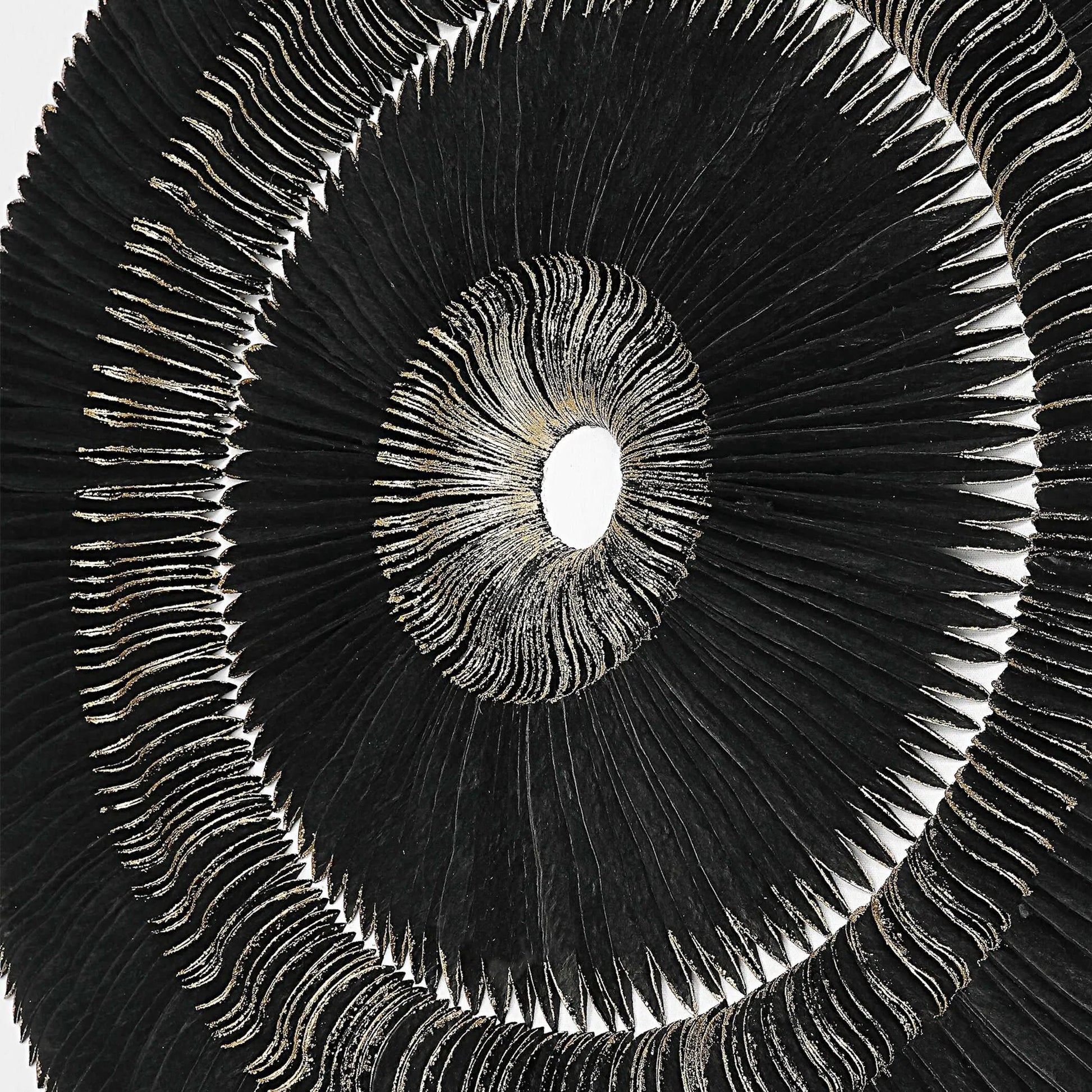 Sandara and Shadow Box by Uttermost in black, gold. Made from pine, paper, glass, linen, velvet in a eclectic & global style.