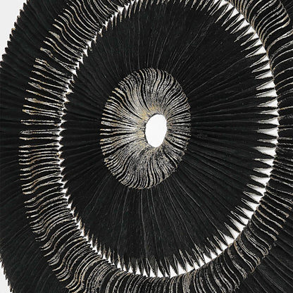 Sandara and Shadow Box by Uttermost in black, gold. Made from pine, paper, glass, linen, velvet in a eclectic & global style.