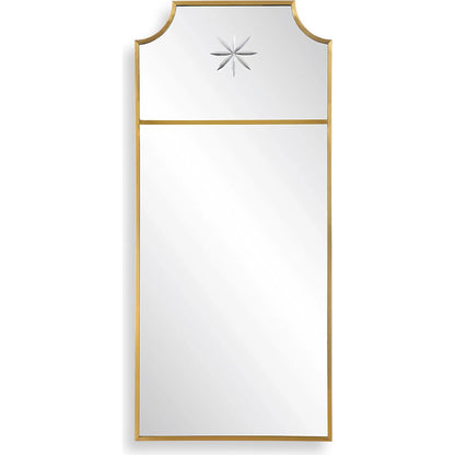 Caddington Mirror by Uttermost in brass. Made from stainless steel, glass, mdf in a transitional style.