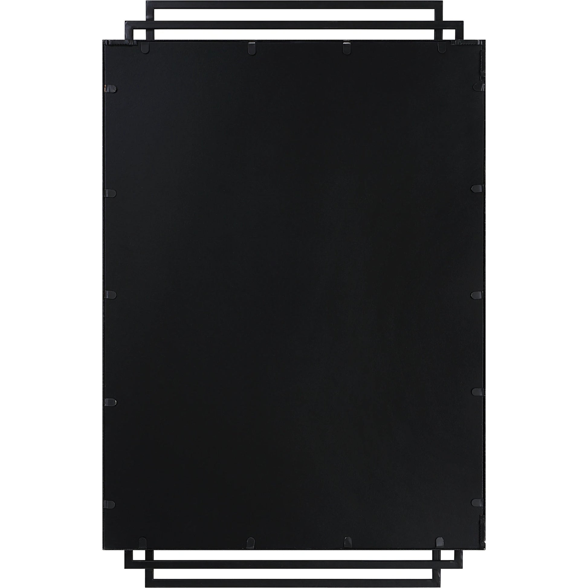 Amherst Mirror by Uttermost in matte black. Made from mdf, iron, mirror in a modern style.