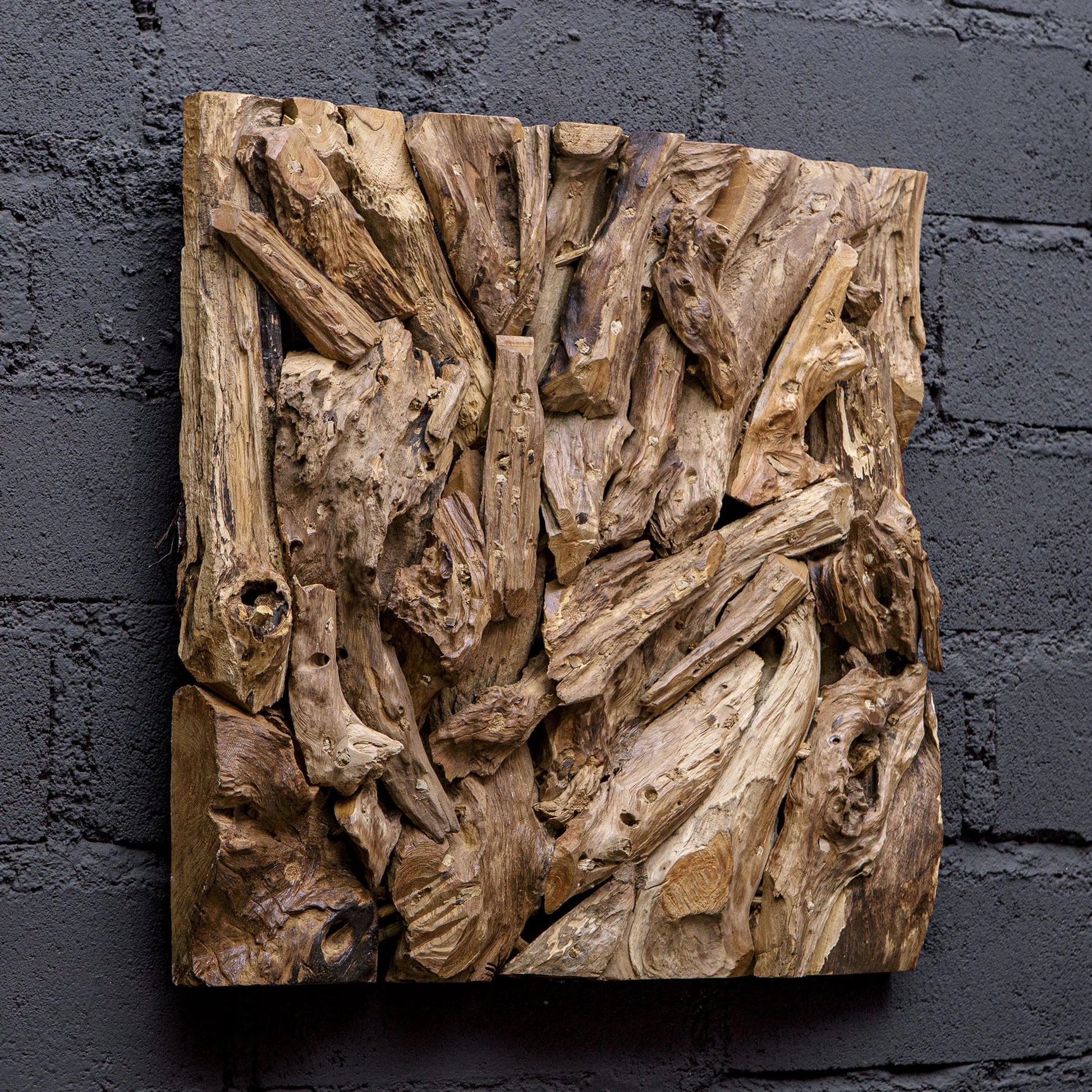 Rio Wood Wall Decor by Uttermost in whitewashed. Made from teak branch 100% in a eclectic & global style.