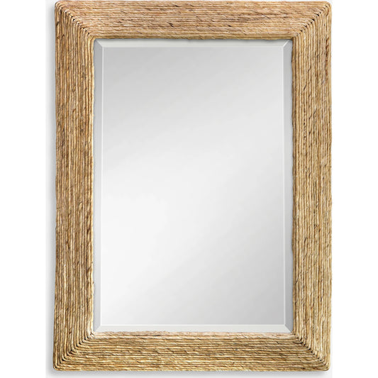 Rora Mirror by Uttermost. Made from banana plant, mdf, mirror in a cottage & farmhouse style.