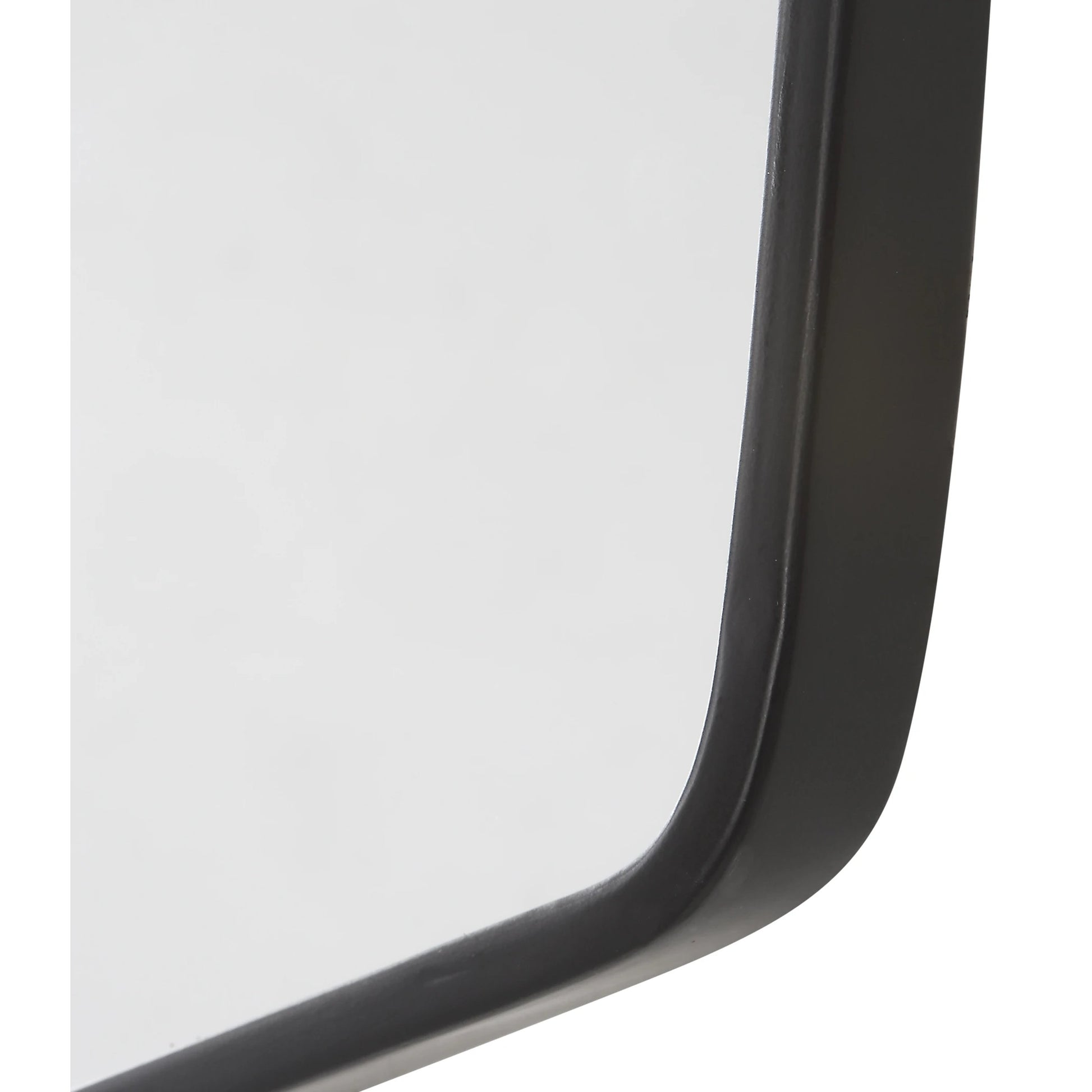 Linneah Mirrors by Uttermost in black. Made from mirror, iron, mdf in a modern style.
