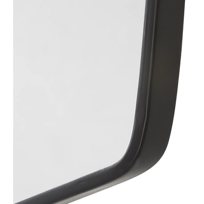 Linneah Mirrors by Uttermost in black. Made from mirror, iron, mdf in a modern style.