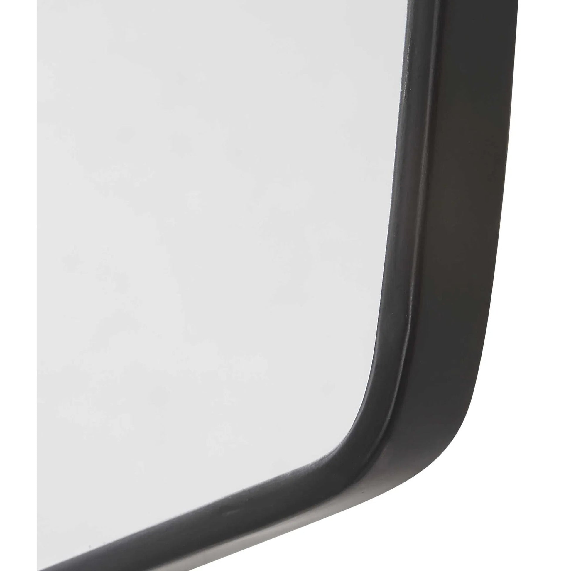 Linneah Mirrors by Uttermost in black. Made from mirror, iron, mdf in a modern style.