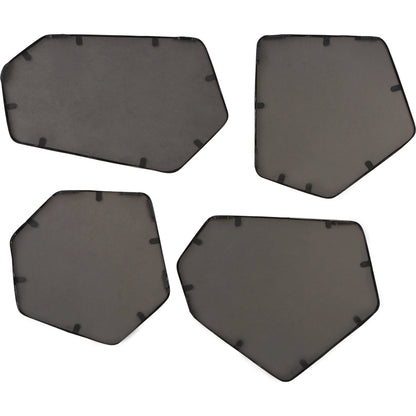 Linneah Mirrors by Uttermost in black. Made from mirror, iron, mdf in a modern style.