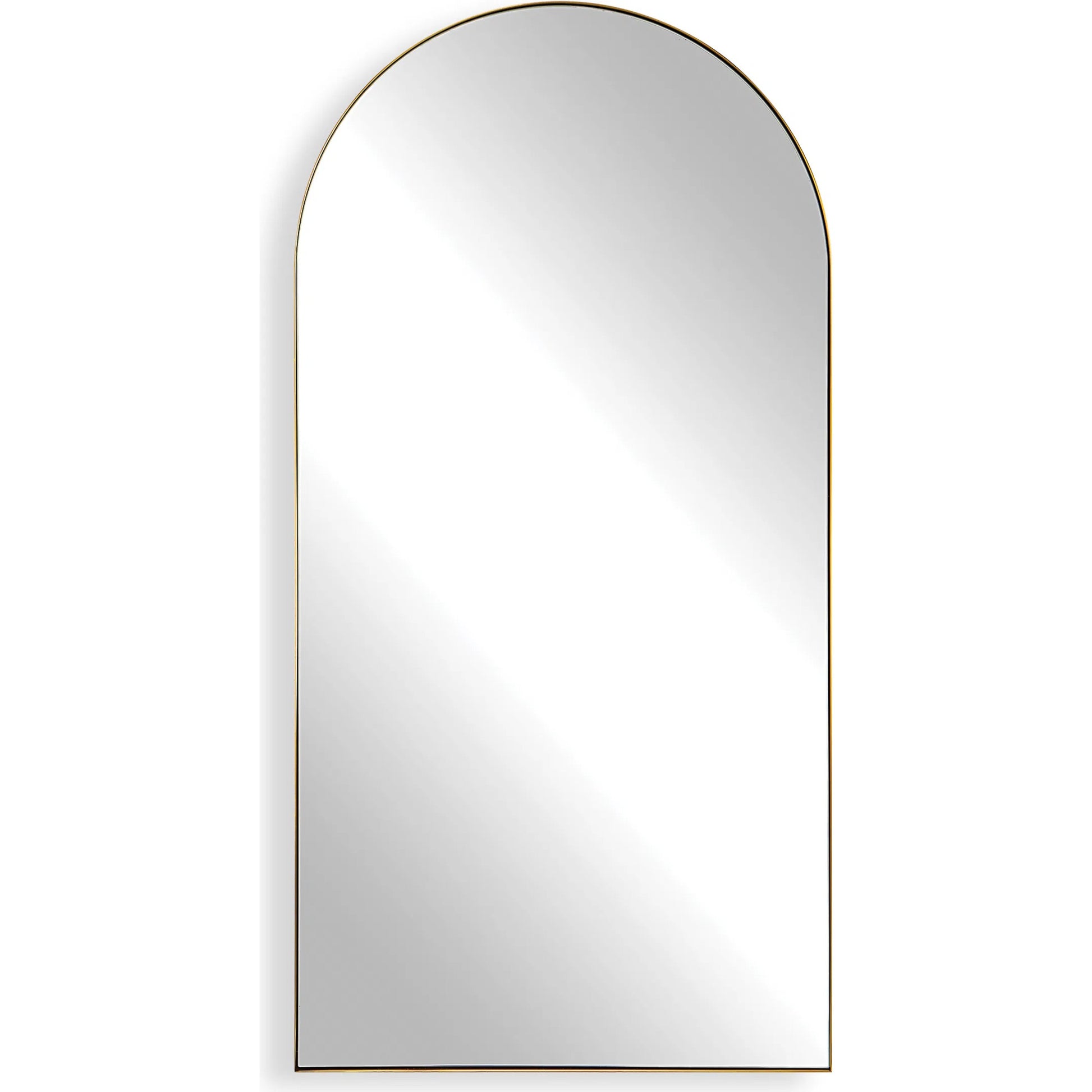 Crosley Antique Arch Mirror by Uttermost in brass. Made from stainless steel, mdf, glass in a modern style.