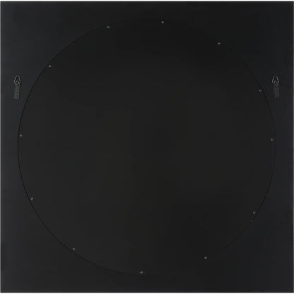 Cyprus Square Mirror by Uttermost in gold. Made from mirror, mdf, pu leather in a modern style.