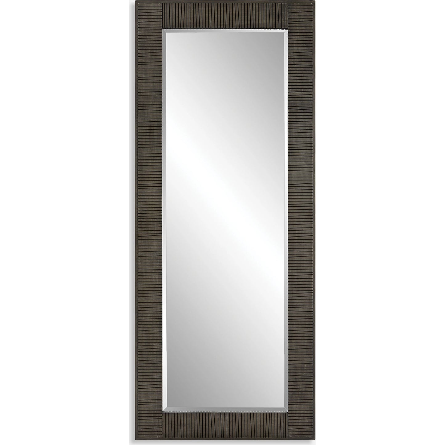 001 SI-1981182 | Primary Silo | Figaro Mirror by Uttermost in aged gray wash. Made from mirror, mdf, pine, fir in a modern style.