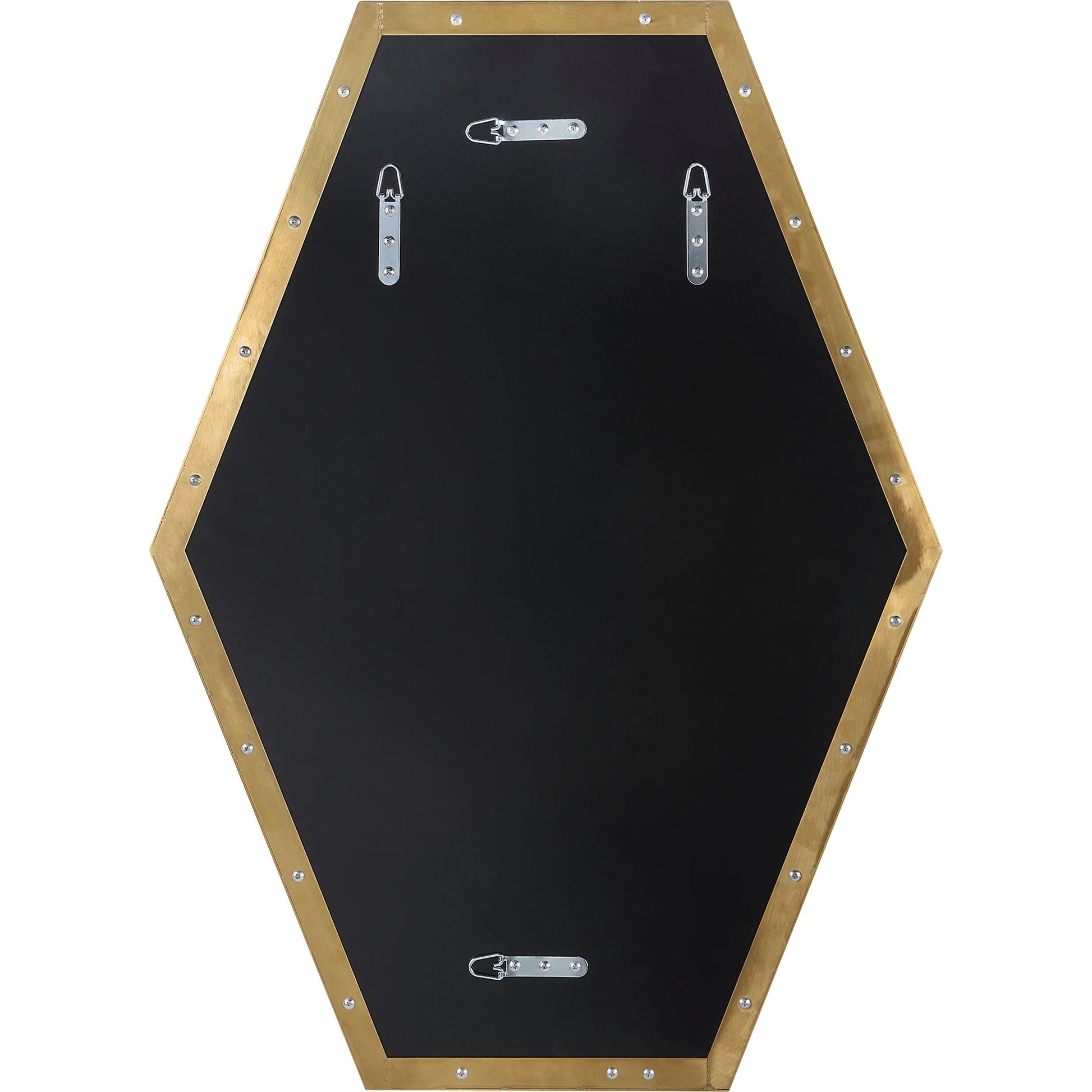 Ankara Mirror by Uttermost in brass. Made from metal, mdf, glass in a modern style.