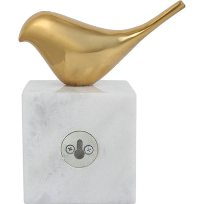 Flying Solo Wall Decor by Uttermost in brass. Made from brass, marble in a modern style.