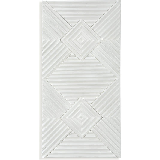 Nexus Wood Wall Decor by Uttermost in white. Made from fir, mdf in a modern style.