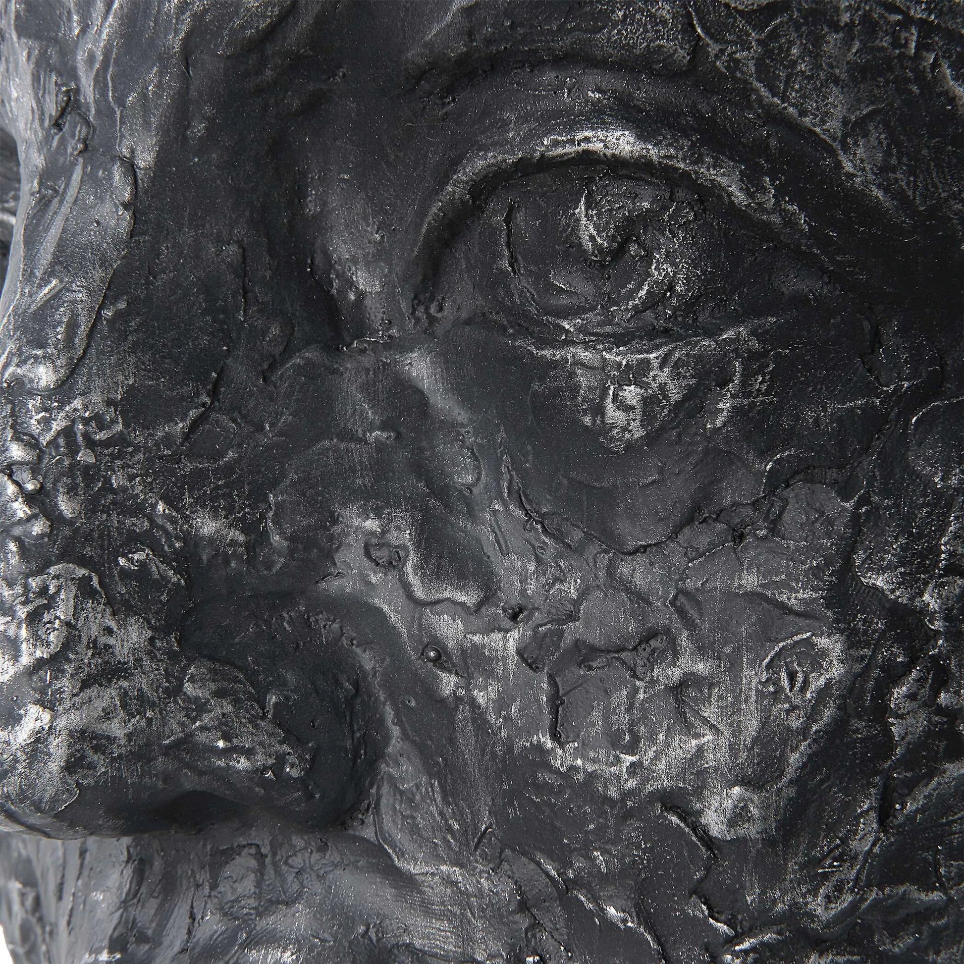 Self-Portrait Wall Decor by Uttermost in steel gray. Made from polyresin in a modern style.