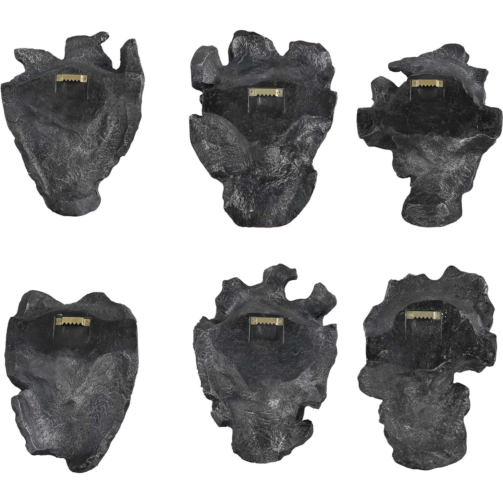 Self-Portrait Wall Decor by Uttermost in steel gray. Made from polyresin in a modern style.