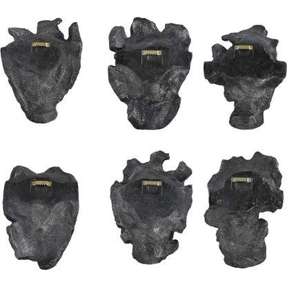 Self-Portrait Wall Decor by Uttermost in steel gray. Made from polyresin in a modern style.